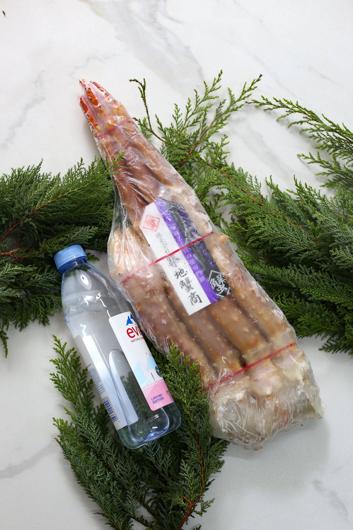 Frozen Raw Alaskan King Crab, 4L size, half crab, 800g