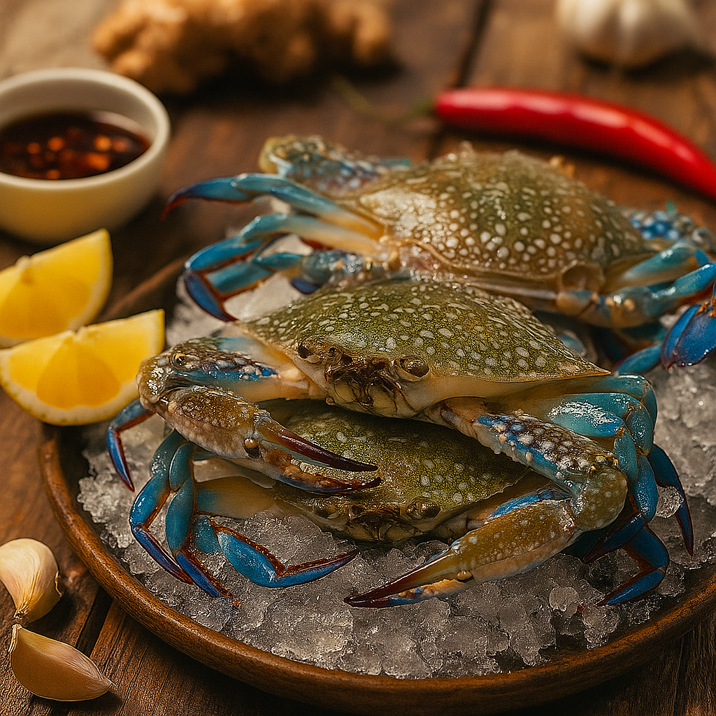 Chilled Whole Flower Crab 300-350g / PC, 1KG