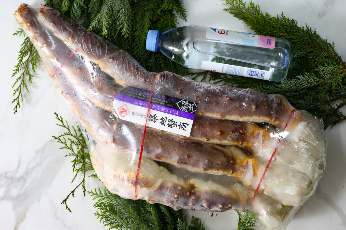 Frozen Raw Alaskan King Crab, Mega size, half crab, 2.5kg