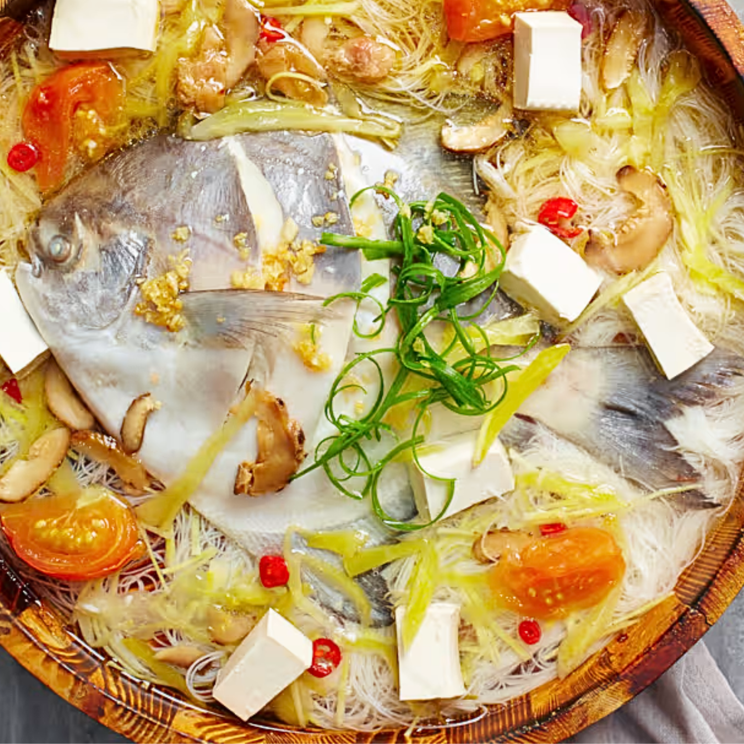 Teochew Chinese Pomfret Steamboat Bundle