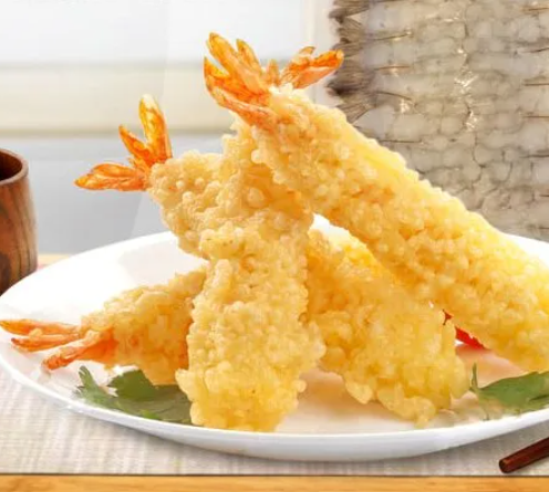 Frozen Kami no Ebi (God-like) Nobashi (straightened for Tempura), ASC Sustainable. 10pcs / pack, 230g