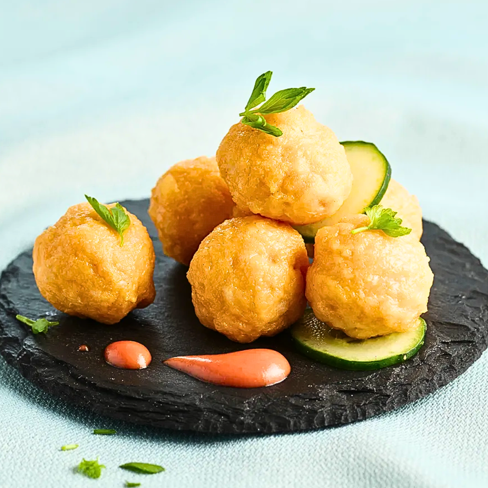 * Frozen Crispy Golden Prawn Ball 500g