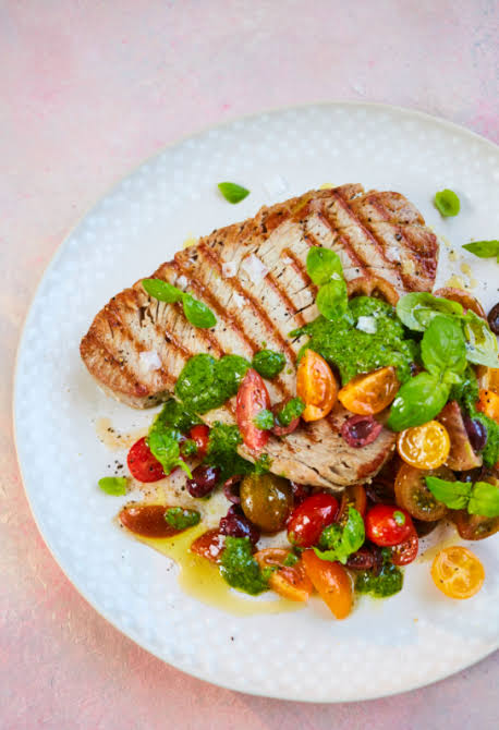 Frozen Tuna Steak 85-140g per piece, 3-5 pieces per pack of 500g (Bundles available)